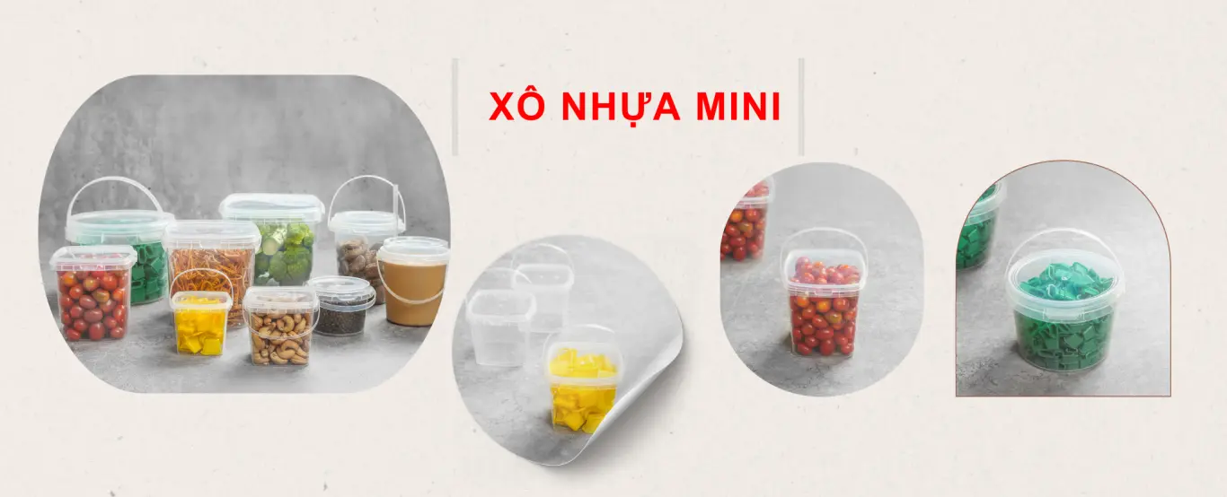 XÔ NHỰA MINI