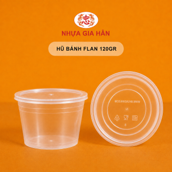 HŨ BÁNH FLAN NHỰA PP 120GR - Ảnh 6
